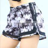 Top Sale Ladies Polyester Elastane Crazy Running Custom Gym Blank Camo Bodybuilding Dri Fit Fancy Compression Shorts thumbnail-2