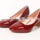 GZY Popular Middle Heel Genuine Leather Shoes Women Casual thumbnail-1