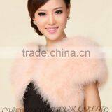 CX-G-B-219 2016 Women Apparel In Stock Women Fashion Turkey Fur Vest thumbnail-3