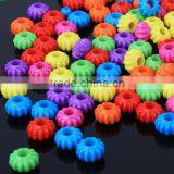 Multicolor Flower Design Acrylic Charms Diy Handmade Flower Plastic Charms for Bracelets Jewelry thumbnail-4