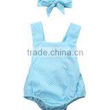 Summer Soft Infant Clothing Baby Girl Cotton Romper Toddler Floral Patterns Vintage Boutique Bodysuit thumbnail-4