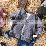 2-7 Years 2017 New Wholesale Autumn Cotton Good Quality Corduroy Full Sleeves Boys Girls Coats thumbnail-5