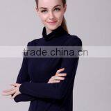 New Style Fashion Long Sleeve Turtleneck Ladies T-shirt Wholesale thumbnail-5