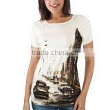 TEEN GIRLS DIGITAL PRINTED RAGLAN SLEEVE T SHIRT