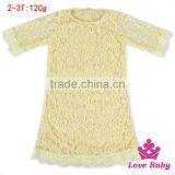 2017 New Design Children Clothing Lace Short Sleeve Ruffle Dress Baby Girl Party Dress Children Frocks Designs thumbnail-2