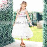 S60710B 2017 Summer Fashion Gallus Dress Child's Girls Vintage Camisole Dresses thumbnail-2