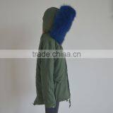 Myfur High Quality Removable Faux Fur Lining Matched Color Raccoon Fur Hood thumbnail-5