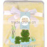 Coral Fleece Animal Design Newborn Blanket Comfortable Carter Baby Blanket thumbnail-4