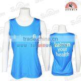High Quality Polyester Wholesale Women Sports Singlets thumbnail-1