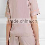 2017 New Style Simple Design Custom Cotton/hemp Pajamas thumbnail-2