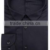 Black Long-sleeve Shirt Business Poplin Shirt thumbnail-1