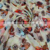 Voile Scarves & Wraps Rectangle Pale Yellow Squirrel Scarves Fashion thumbnail-2