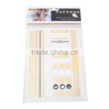 China Mixed Metallic Waterproof Temporary Tattoo Sticker For Sale thumbnail-2