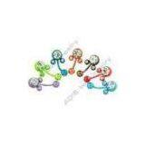 Anodized Mickey Anti - Allergy 316L Surgical Stainless Steel Belly Ring Body Jewelry thumbnail-1