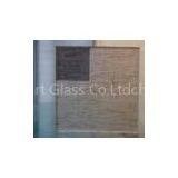 Beige Frosted Fabric Laminated Glass , Glass Partition For Contemporary Furniture thumbnail-1
