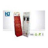 Supermarket Retail Printed Cardboard Hook Display For Christmas Socks