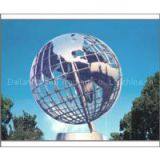 Large Outdoor Globe Stainless Steel Sculpture thumbnail-2