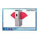 School Half Height Turnstile Stainless Steel Access Control Pedestrian Barrier Gate thumbnail-1