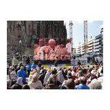 SMD3535 10mm Outdoor Rental LED Display Refresh Rate 640 x 640mm Cabinet thumbnail-1