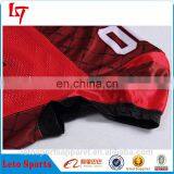 Fully Custom FOOTBALL Sublimation v Neck American Football Jersey EISHA AFJ EE 8 Red Plain Custom American Football Jerseys thumbnail-5