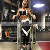 New Custom Polyester Spandex Plain Sports Yoga Pants Female Fitness Active Wear Women Sports Leggings thumbnail-5