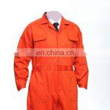 Hot Selling OEM Factory Bright Orange 100% Cotton Professional Safety Coverall Workwear thumbnail-4