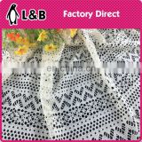 Tropical lace mesh 100% polyester per meter jacquard knitting fabric