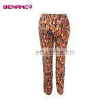 Wholesale Casual Loose Floral Jersey Jogger Trousers / Women Pants
