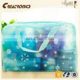 CR Passed European Test Small Elegant Fresh Floral Small Pvc Bag Waterproof Cosmetic Bag