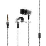 Braided Wire Cheap Earphone With Mic Cell Phone In-ear Headset for Smart Phone thumbnail-2