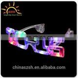 Plastic Light up LED Glasses With 2014 Word for New Year's Day