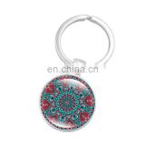 Lot Art glass pendant Mandala Key chain Sacred geometry jewelry handmade Keychain