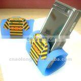 Wenzhou Factory Directly Sale Custom Company Logo Soft Pvc,rubber Cellphone Stand Holder