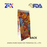 Colourful Printing Black Pink Kraft Large Paper Bakery Rice Bags With Clear Window and Tintie thumbnail-2