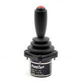 RunnTech 2 Axis 1 Pushbutton Fingertip Joystick 0V to 5V Analog Output With Limiter Plate
