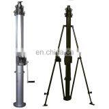 18m to 20m Telescoping Manual Winch Mast for Microwave Antenna With Rotating Base thumbnail-3
