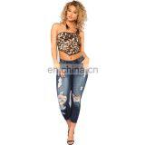 DiZNEW 2019 USA OEM Brand Customized High Waist Jeans Levanta Cola thumbnail-4