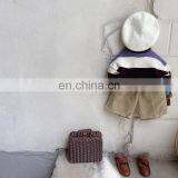 2020 Childrens Girls Boys Fashion Stripe Sweater thumbnail-5