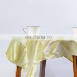Premium Polyester Light Green Printed Table Clothes Party Table Cloth Round Table Cloth thumbnail-2