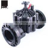 Plastic Irrigation Solenoid Valve 4in. Water Flow Control on and off 400P With Flange Electric Magnetic Latching Female Thread thumbnail-1