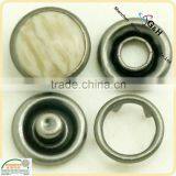 Wooden Pearl Prong Snap Button