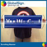 Promotional Advertising Hand Roll up Banner