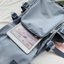 Schoolbag Female Korean High School Students Backpack Female Japanese Large Capacity Nylon Leisure Backpack Trend thumbnail-3