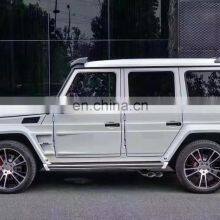 Runde Carbon Fiber For Mercedes-Benz G500 G55 G63 G65 Wide Body Kit Front Bumper Side Skirt Wheel Eyebrow thumbnail-2
