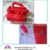 Fashion Lady Mini Pocket Umbrella With a Handbag