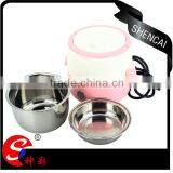 220V Portable Electric Heating Lunch Box Meal Heater Car Electric Lunchbox thumbnail-1