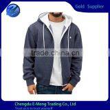 High Quality Custom New Design Plain Polar Fleece Men Hoody thumbnail-1