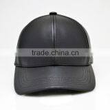 Wholesale Blank PU Leather in Puirple Trucker Hat no Mesh thumbnail-2