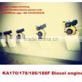 Small 4 Stroke Air Cooling Single Cylinder 186 Diesel Engine CE&ISO Approved