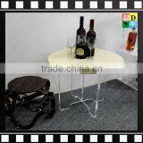 2016 Clear Acrylic Living Room Folding Coffee Table With Glass or Stone Top For Home and Hotel and Restaurant thumbnail-2